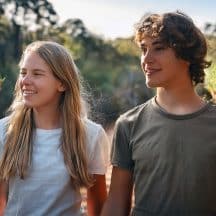 18-year-olds walking in Australian bush