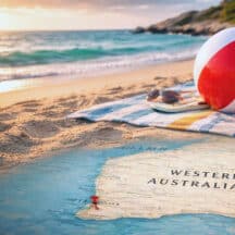 Beachball in Western Australia