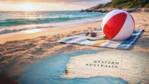 Beachball in Western Australia