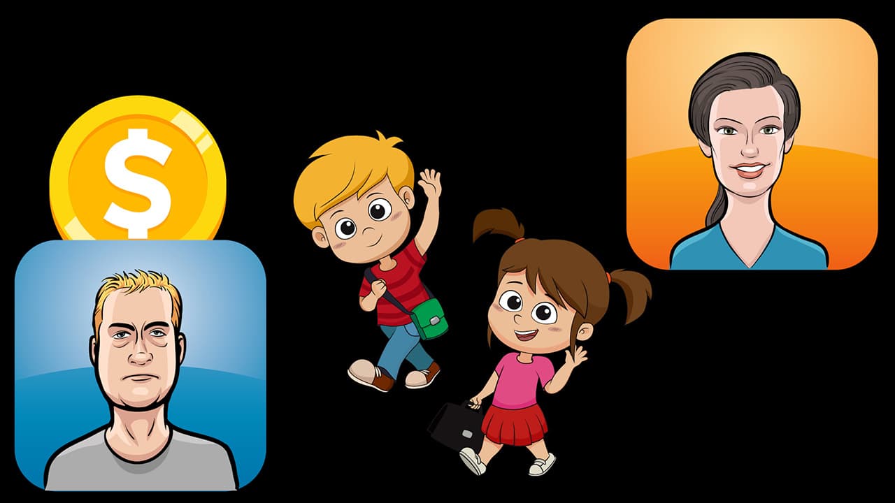 Child support illustration