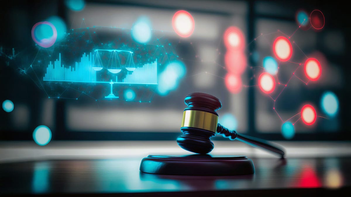 Gavel in a spectacular environment